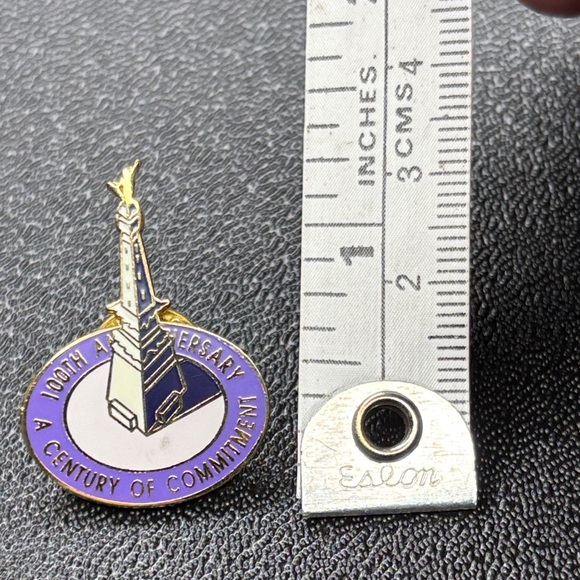 100th Anniversary Commemorative Lapel Pin of the American Physical Society - Picture 2 of 3